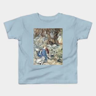 Becuma of the White Skin - Irish Fairy Tales - Arthur Rackham Kids T-Shirt